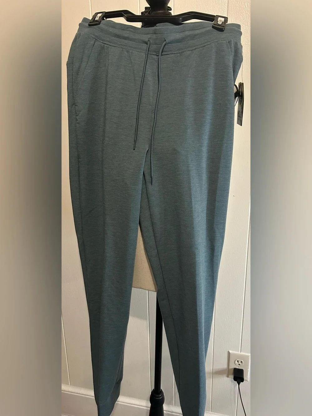 Athletic Works Dark Gray Heather Tee with Yellow Logo Tag